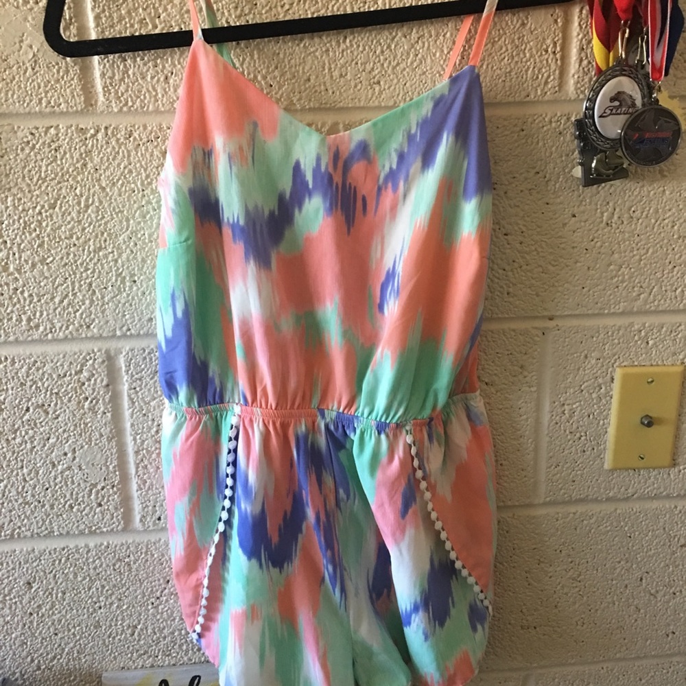 Multi color romper